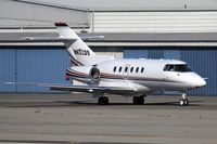 N832QS @ SMO - 2004 Raytheon Hawker 800XP N832QS taxiing to RWY 21 at Santa Monica Municipal Airport (KSMO) - Santa Monica, California. - by Dean Heald