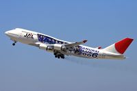 JA8920 @ LAX - Japan Airlines JA8920 Samurai Blue 2006 (FLT JAL69) climbing out from RWY 25R enroute to Kansai Int'l (RJBB) - Osaka, Japan. - by Dean Heald
