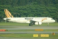 9V-TAB @ SIN - Singapore's budget carrier Tiger Airways - by Micha Lueck