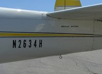 N2634H @ SZP - 1946 Ercoupe 415-C Continental C85 85 Hp, tail data - by Doug Robertson