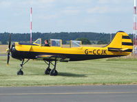 G-CCJK @ EGBO - Yakolev Yak 52 - by Robert Beaver