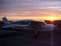N18582 @ CAV - Plane at Sundown After Fantastic Flight - by B.Voigts