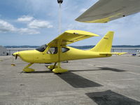 N40VX @ WVI - Beautiful all yellow 1998 Sibley GLASTAR @ Watsonville Municipal Airport, CA - by Steve Nation