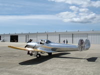 N2756H @ WVI - all silver 1946 Engineering & DEsign 415C as NC2756H @ Watsonville Municipal Airport, CA - by Steve Nation