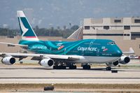 B-HOY @ LAX - Cathay Pacific B-HOY taxiing to takeoff. - by Dean Heald
