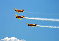 C-FMKA @ D52 - Canadian Harvards Team at the Geneseo show - by Jim Uber