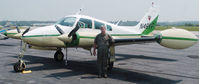 N48VF @ DAN - Cessna U-3B a Virginia Forestry plane  in Danville Va.with pilot Philip Carpenter - by Richard T Davis