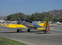 N58651 @ SZP - 1941 Ryan Aeronautical ST-3KR as PT-22, Kinner R5 160 Hp, taxi to Runway 22 - by Doug Robertson