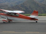 N50380 @ SZP - 1979 Bellanca 7ECA CITABRIA, Lycoming O-235 115 Hp, dual instruction flight-taxi - by Doug Robertson