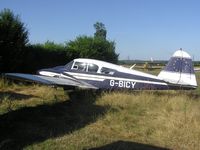 G-BICY - Piper Apache sits in the grass at Sibson - by Simon Palmer