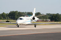 N350WC @ PDK - Taxing to Runway 20L - by Michael Martin
