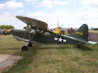 N22422 @ KOSH - Stinson L-5B - by Mark Pasqualino