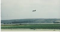 N7825C @ CMA - 1949 Grumman F8F-2 BEARCAT, high speed pass over Runway 26 - by Doug Robertson