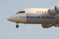 OO-DJN @ BRU - short to land on rwy 25L - by Daniel Vanderauwera