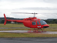 G-BEWY @ EGBO - Bell 206B Jet Ranger II - by Robert Beaver