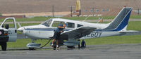 N8260Y @ DAN - Guy from General Aviation fuels this 1980 Piper PA-28-161 in Danville Va. - by Richard T Davis