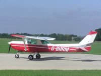 G-BHRM @ EGBK - Cessna F152 visiting Northampton - by Simon Palmer