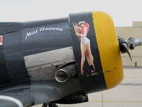 N8540P @ MER - nose art on North American AT-6D (42-81646) - by Steve Nation