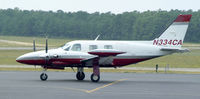 N334CA @ HTO - Operated by Quick-Flite out of Albany, a beautiful Cheyenne... - by Stephen Amiaga