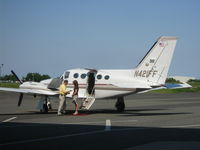 N421FF @ KBLM - heading out West for a couple days - by William Hughes