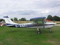 G-BNFI @ EGTN - Cessna at Enstone - by Simon Palmer