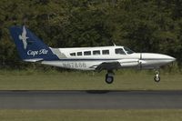 N67886 @ SJU - Cape Air Cessna Ce402 landing at SJU - by Yakfreak - VAP