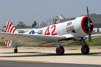 N86WW @ CMA - 1956 North American SNJ-4 N86WW SUGARFOOT taxiing at Camarillo Airport (CMA). - by Dean Heald