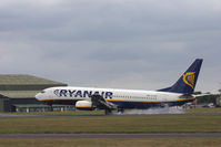EI-DHY @ BOH - RYANAIR 737 - by barry quince