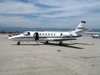 N394QS @ WVI - NetJets 1996 Cessna 560 @ Watsonville Municipal Airport, CA - by Steve Nation