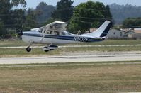 N2107F @ WVI - 1965 Cessna U206 in crosswind landing @ Watsonville Municipal Airport, CA - by Steve Nation