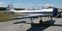 N52CG @ FSO - Tied down at the Franklin County State Airport, Highgate, VT - by Timothy Aanerud