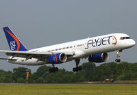 G-FJEB @ EGCC - Flyjet 757 - by Kevin Murphy