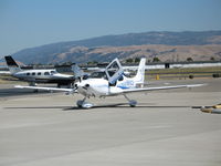 N981CD @ LVR - Airpower Aviation LLC 2006 Cirrus Design SR22 gassing up @ Livermore Municipal Airport, CA - by Steve Nation