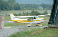 N1617V @ 44N - 17V taxiing up the hill to the ramp... - by Stephen Amiaga