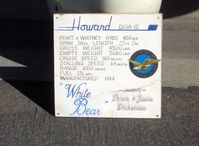 N4638N @ SZP - 1944 Howard DGA-15P, The Dickenson's 'White Bear' data card display - by Doug Robertson