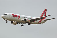 TC-SKA @ KRK - Sky Airlines - by Artur Bado?