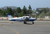 N445PA @ CRQ - Pan Am Flight Training 2001 Piper PA-28-181 (w/titles) taxying @ McClellan-Palomar Airport, CA - by Steve Nation