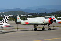 N58YK @ CRQ - Witter Associates 1986 Yakovlev YAK-52 with canopy cover @ McClellan-Palomar Airport, CA - by Steve Nation