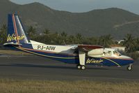 PJ-AIW @ SXM - Winair BN2 Islander - by Yakfreak - VAP