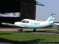 G-BEFF @ EGLG - Piper PA-28-140 Cherokee - by Simon Palmer