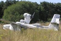 C-FQIP @ EGTR - Lake LA-4 abandoned in the grass at Elstree - by Simon Palmer