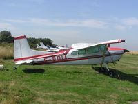 G-BOIA @ EGTR - Cessna 180K Skywagon on a sunny day at Elstree - by Simon Palmer