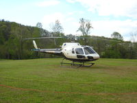 N365TB @ AVL - Parked at the Gold Course - by Scotty
