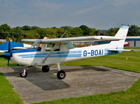 G-BOAI @ EGBS - Cessna 152 - by Robert Beaver