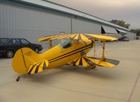 N122SH @ SZP - 1976 Eberle 'Sue Huang' PITTS SPECIAL S1-S, Lycoming IO-360 180 Hp, note lower forward fuselage visibility panel - by Doug Robertson