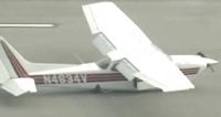 N4634V - one wheeled landing - by unknown