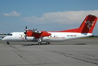 OE-HBC @ SCN - De Havilland of Canada DHC-8 - by Volker Hilpert
