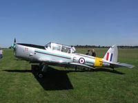 G-AOSK @ EGBT - DHC1 Chipmunk operating in RAF colours - by Simon Palmer