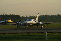 N421PA @ SFQ - A sunrise shot of a semi-transient 421 - by Paul Perry
