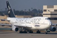 D-ABTH @ LAX - Lufthansa D-ABTH in Star Alliance colors taxiing to the gate after arrival on the north complex. - by Dean Heald